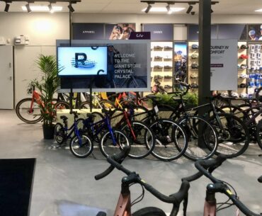 Interior image of Cadence Performance Giant store in Crystal Palace after a shop refit