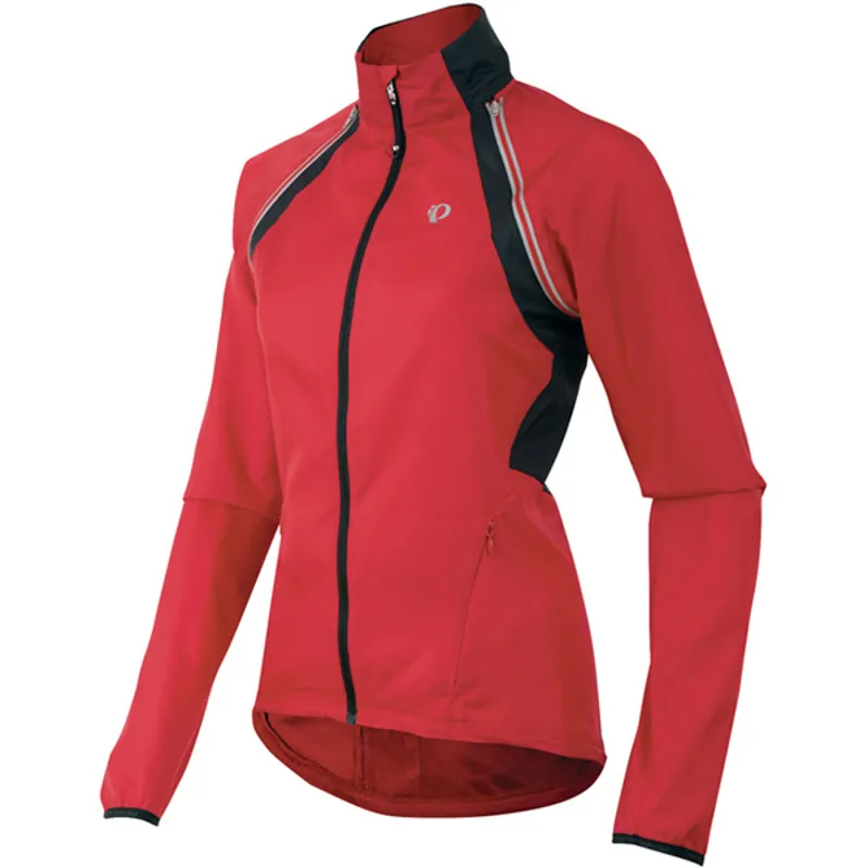 Pearl Izumi Elite Barrier Convertible Womens Jacket in Red