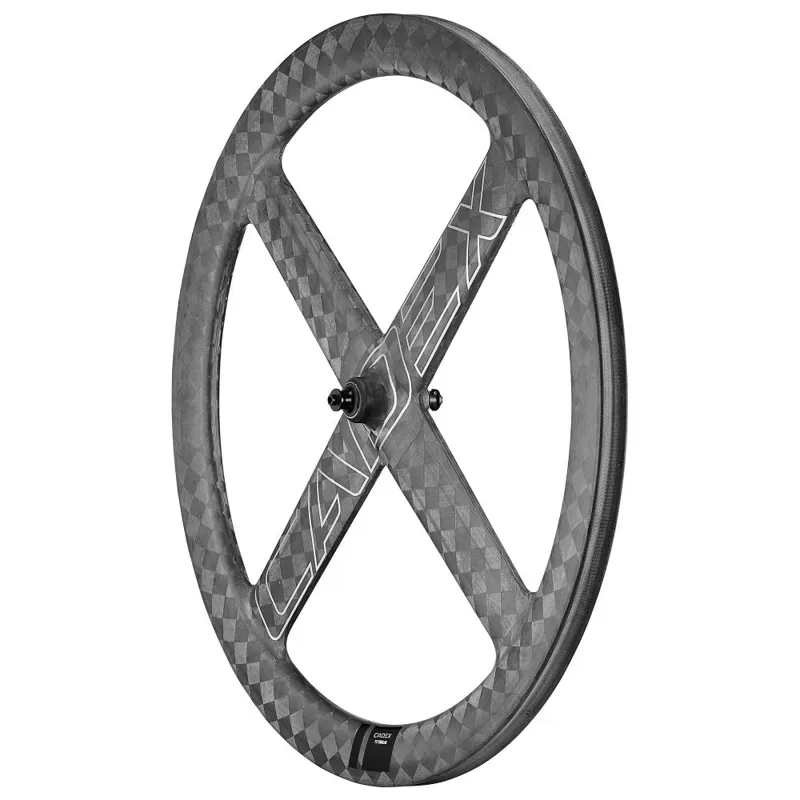 Cadex Aero 4 Spoke Tubeless 700c Front Wheel in Black-1