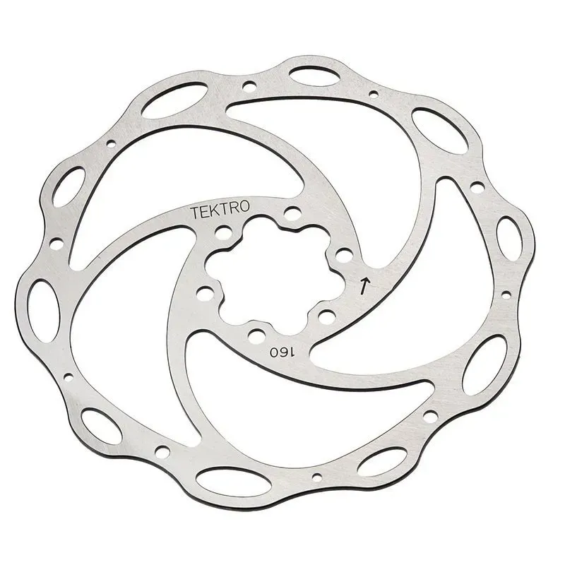 Tektro TR-22 160mm Disc Brake Rotor in Silver