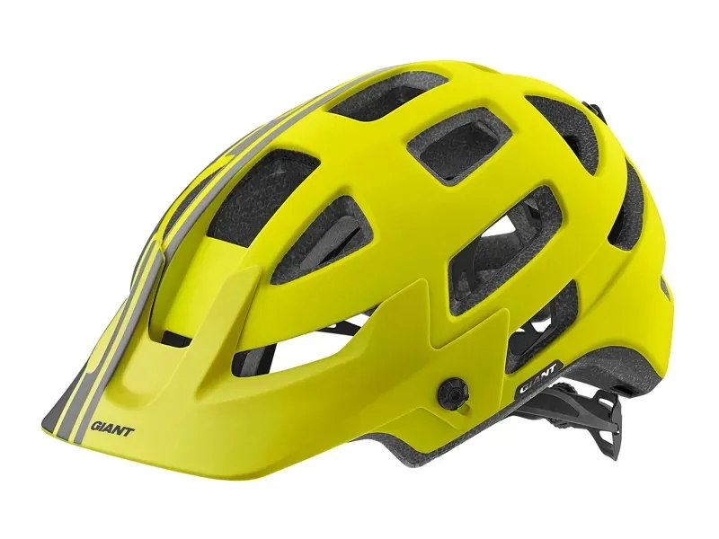 2018 Giant Rail Mountain Bike Helmet in Yellow