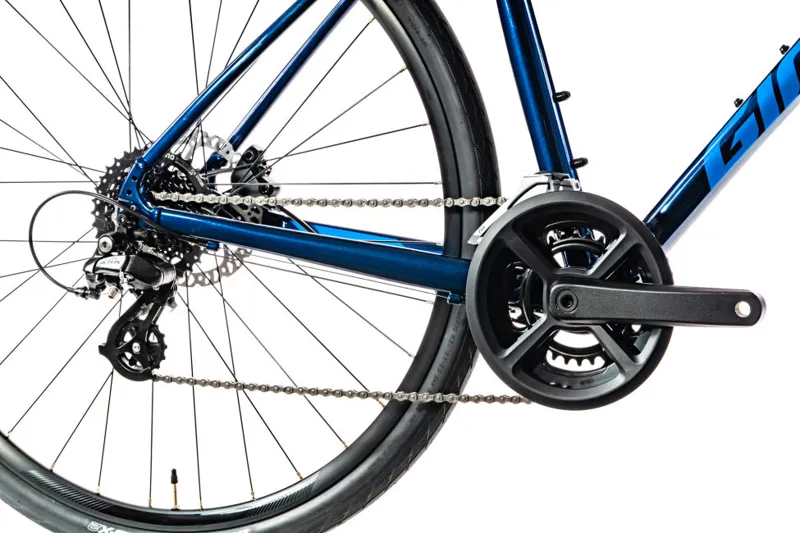 2020 Giant Escape 2 Disc Hybrid Bike in Blue-6