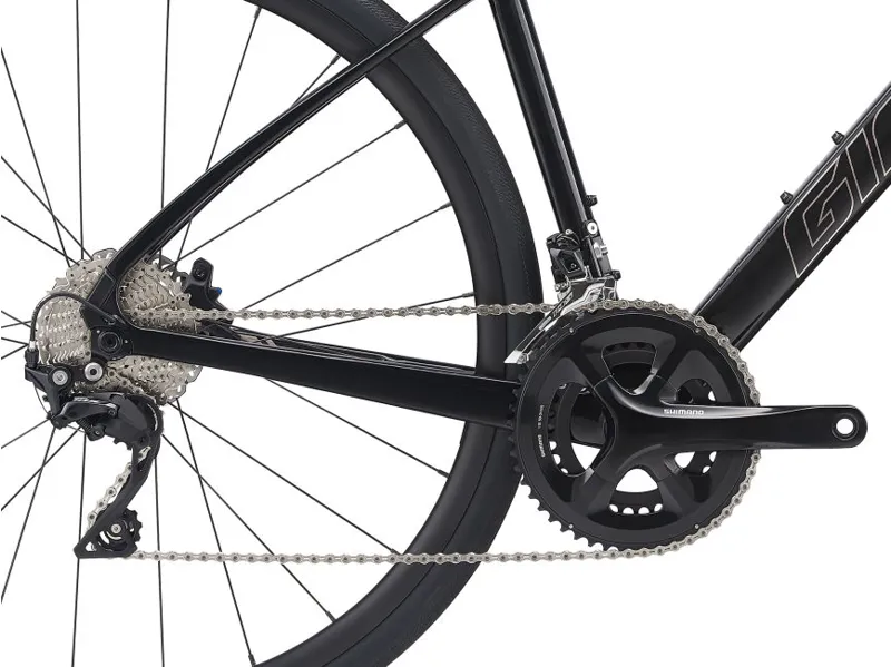 2021 Giant FastRoad Advanced 1 Hybrid Bike in Black-5