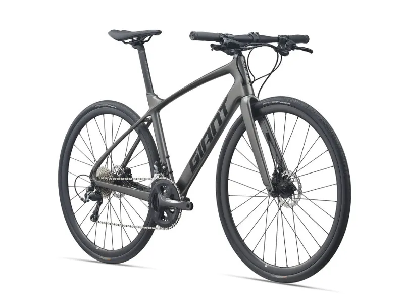 2021 Giant FastRoad Advanced 2 Hybrid Bike in Grey-8