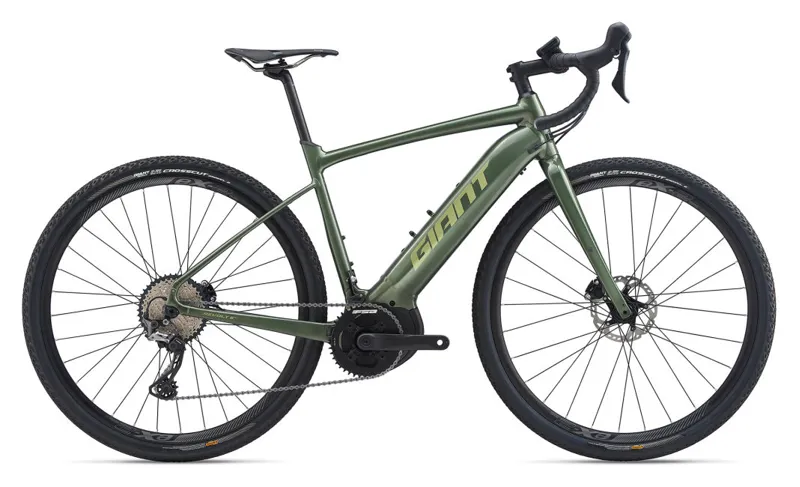 2020 Giant Revolt E+ Pro Gravel eBike in Green