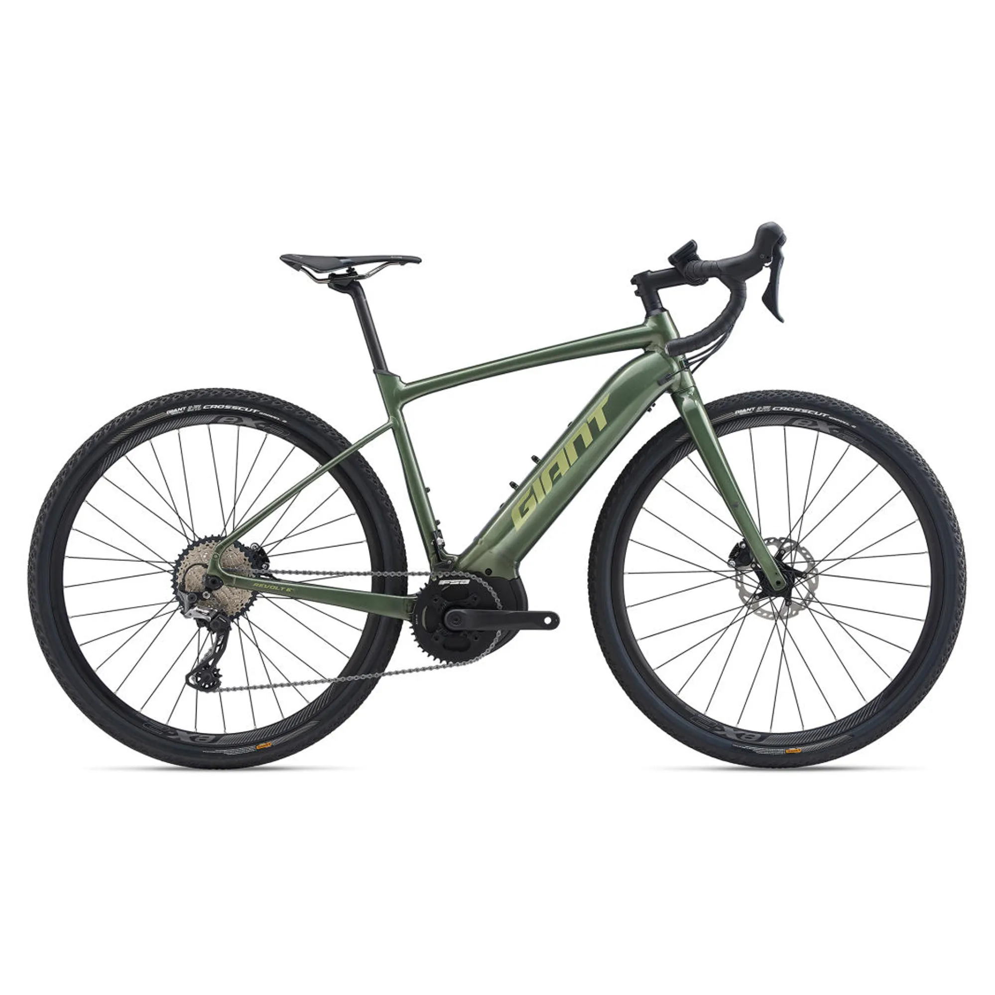 2020 Giant Revolt E+ Pro Gravel eBike in Green