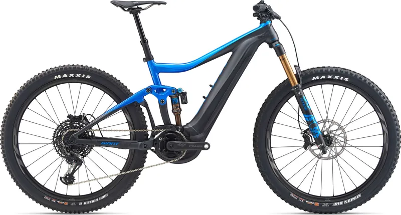 2020 Giant Trance E+ 0 Pro-S Electric Mountain Bike in Blue
