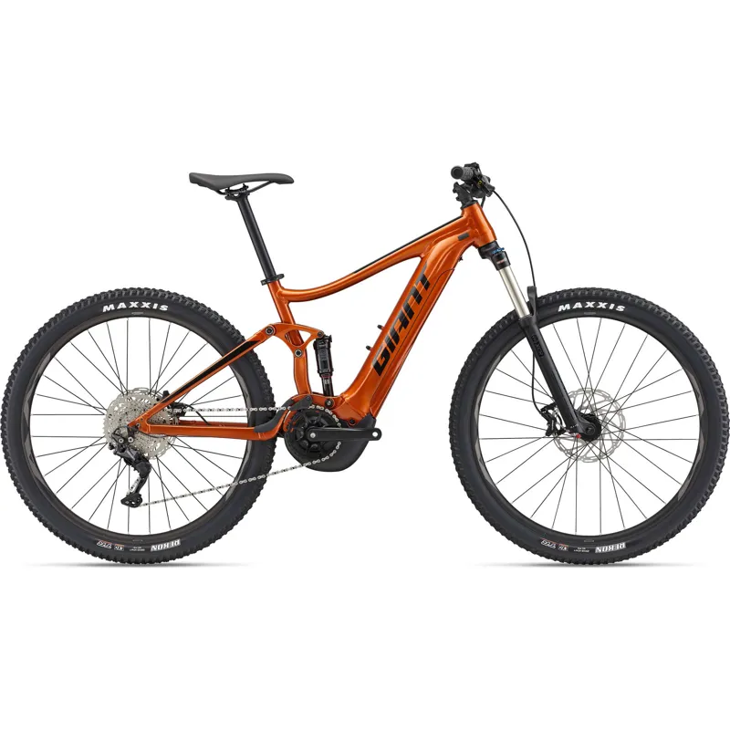 2022 Giant Stance E+ 2 Electric Trail Bike in Amber Glow