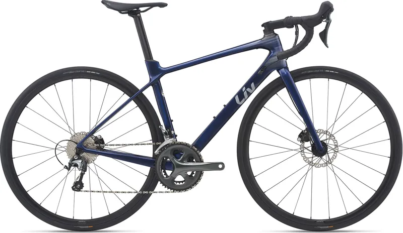 2021 Liv Langma Advanced 3 Disc Road Bike in Blue
