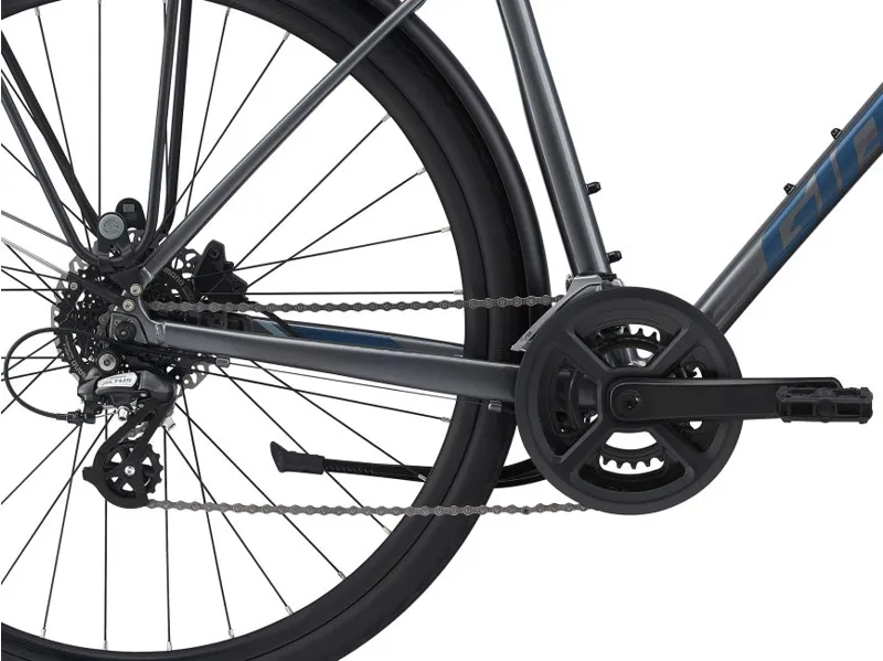 2021 Giant Escape 2 City Disc Hybrid Bike in Silver-4