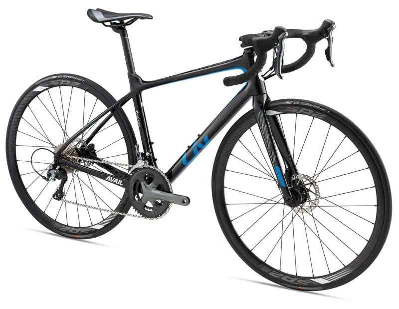 2018 Liv Avail Advanced 3 Carbon Road Bike in Black-1