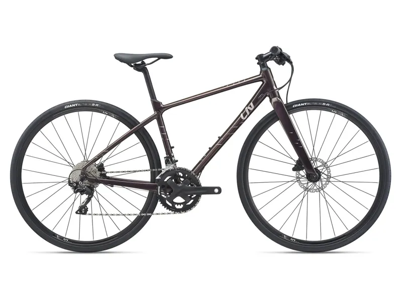 2021 Liv Thrive 1 Womens Flat Bar Road Bike in Red