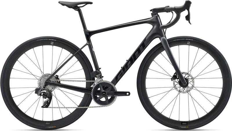 Giant Defy Advanced Pro 2 AX Carbon Road Bike in Black Chrome/Black