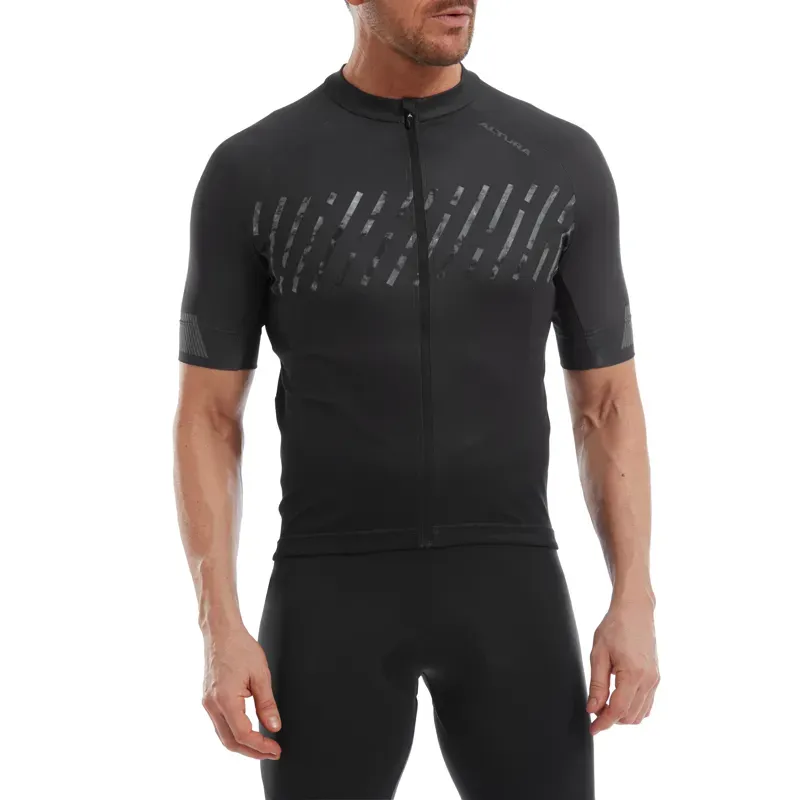 Altura Airstream Short Sleeve Cycling Jersey 2022: BLACK Large