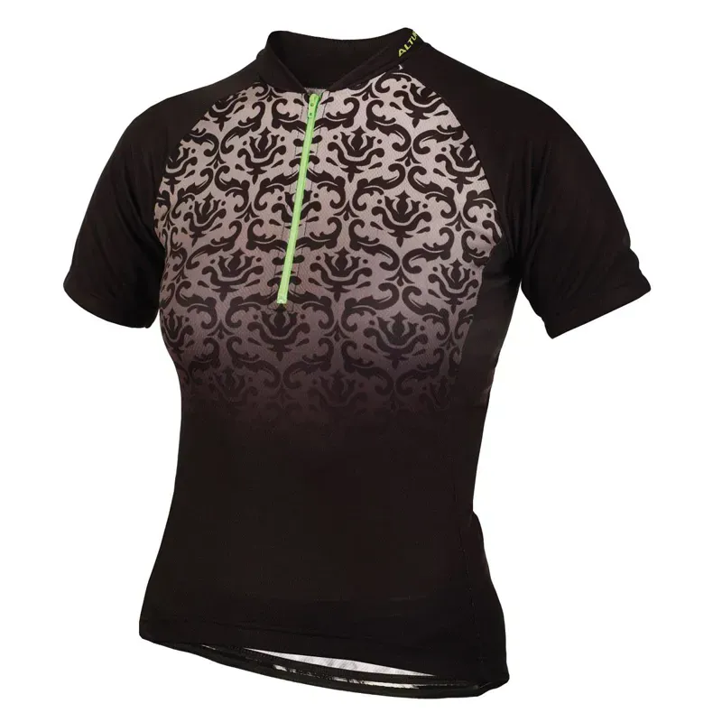 Altura Baroque Short Sleeved Womens Jersey in Black