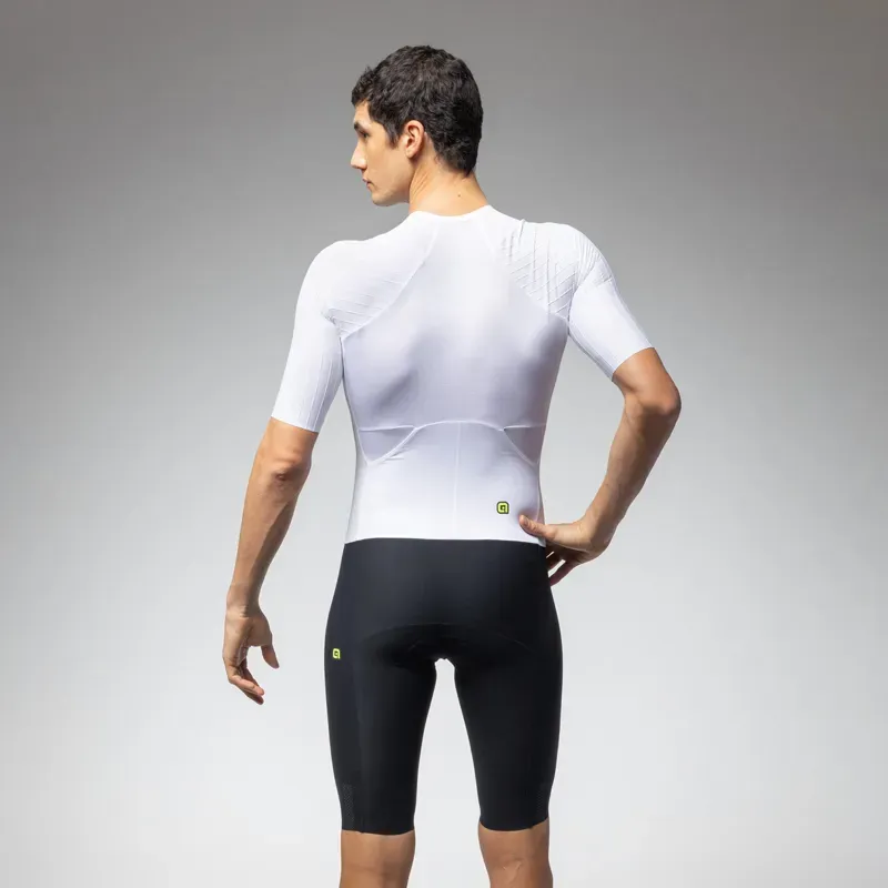 Ale Clothing Eagle Short Sleeved Tri Suit in White-1