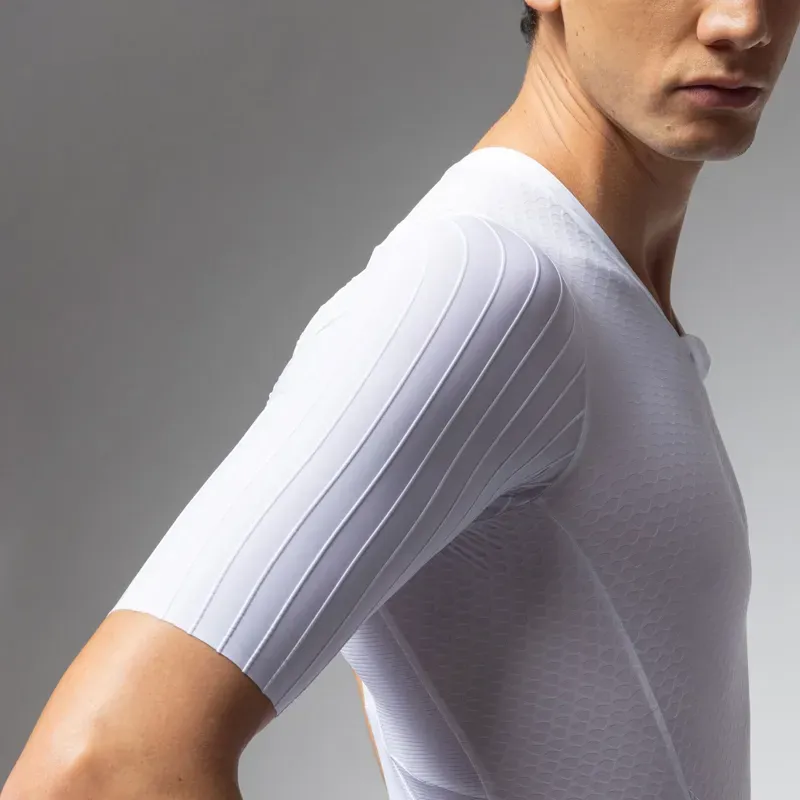 Ale Clothing Eagle Short Sleeved Tri Suit in White-3