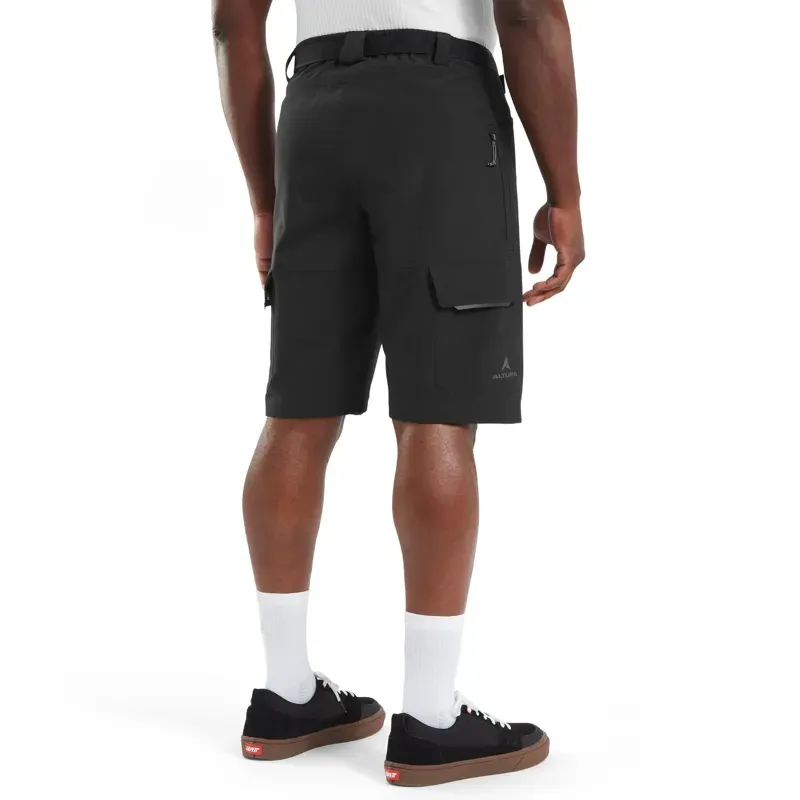 Altura Esker Cargo Baggy Shorts w/Liner in Black-4