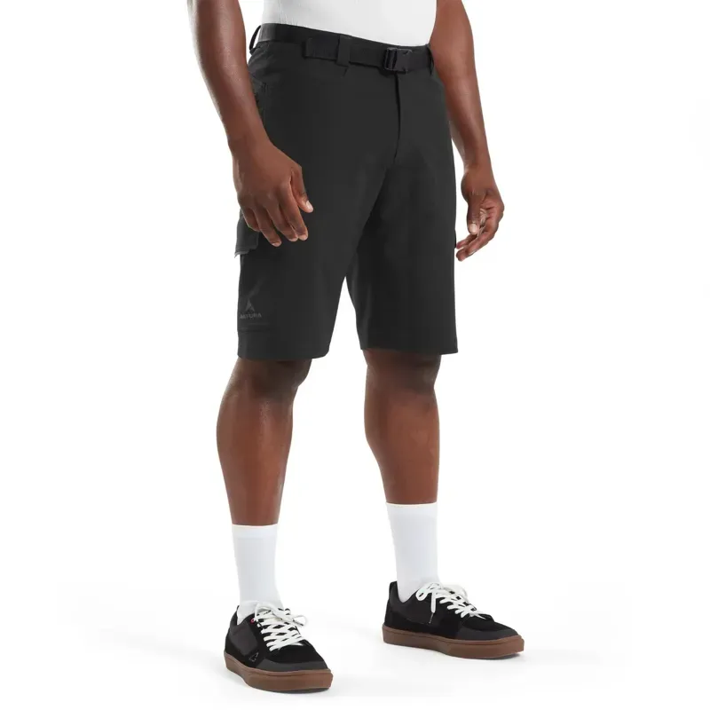 Altura Esker Cargo Baggy Shorts w/Liner in Black-3