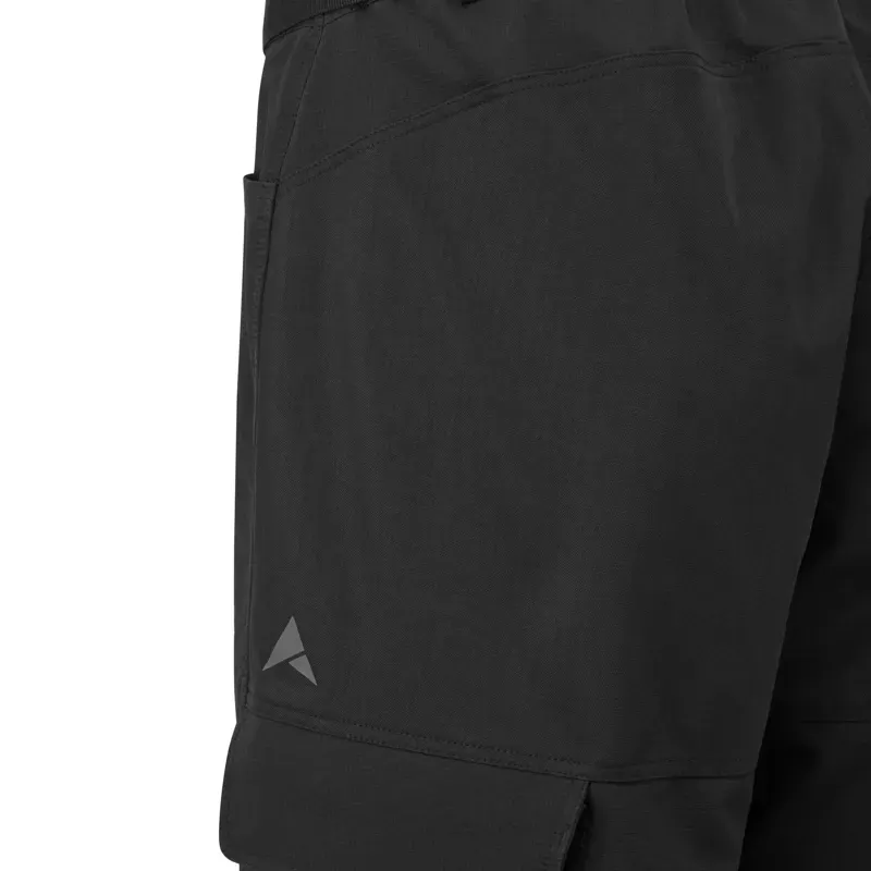 Altura Esker Cargo Baggy Shorts w/Liner in Black-7