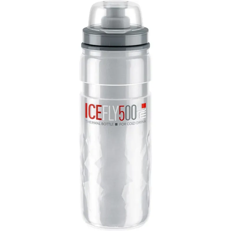 Elite IceFly 500ml Water Bottle In Silver