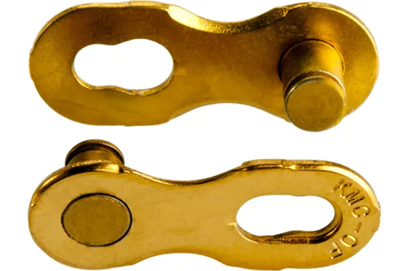 KMC Missing Link 12NR Ti-N 12-Speed Chain Link in Gold