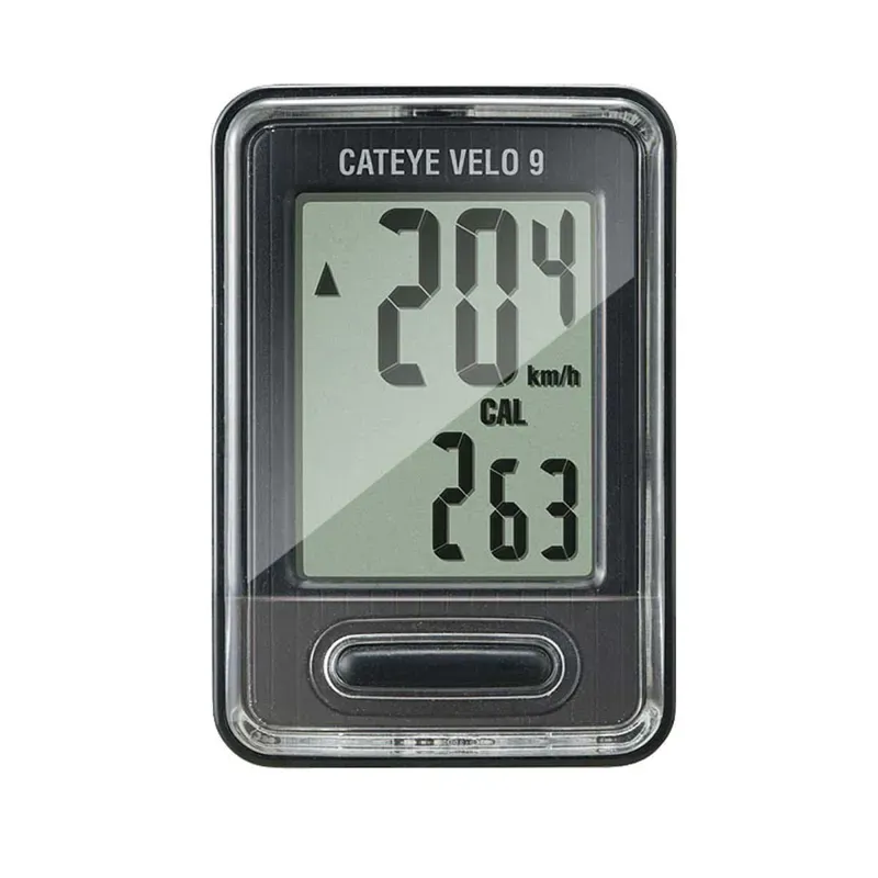 Cateye Velo 9 Wired Computer In Black