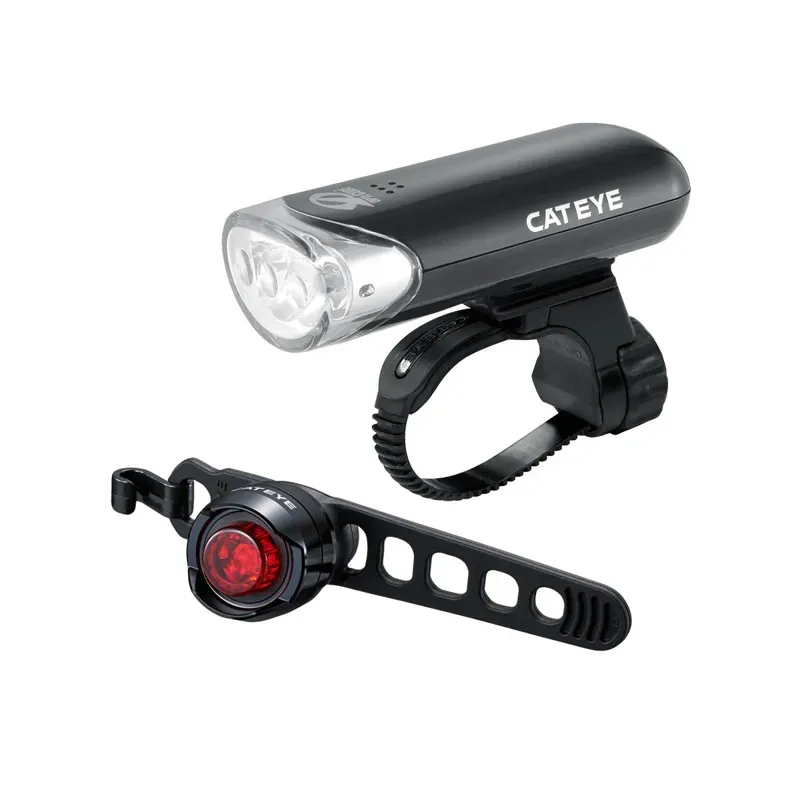 Cateye EL135 And Orb Front And Rear Light Set