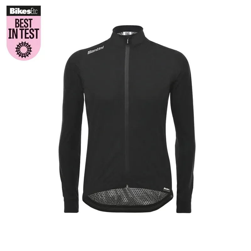 Santini Guard 3.0 Waterproof Mens Jacket in Black