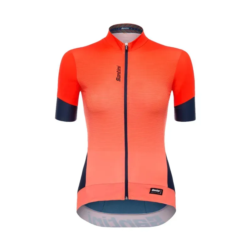 Santini Queen 2.0 Short Sleeved Womens Jersey in Orange
