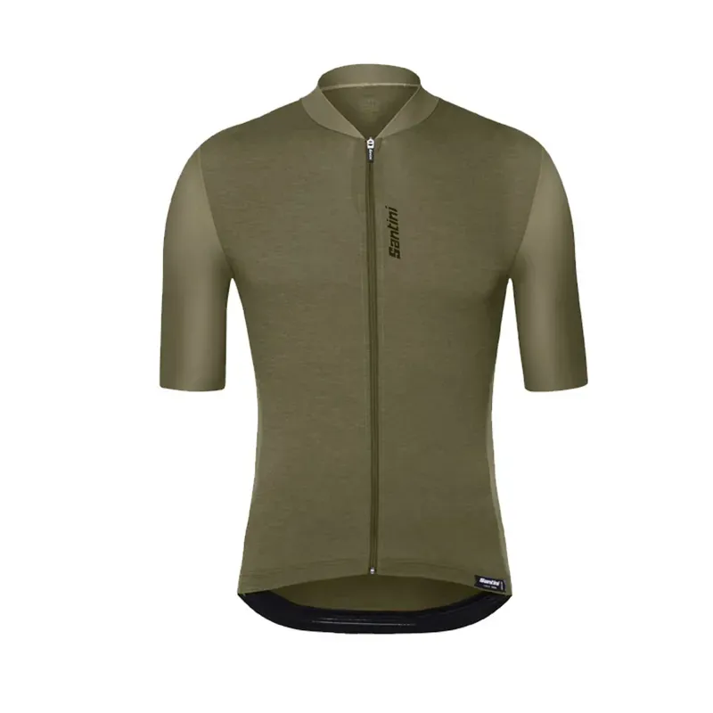 Santini 365 Classe Short Sleeve Jersey in Green