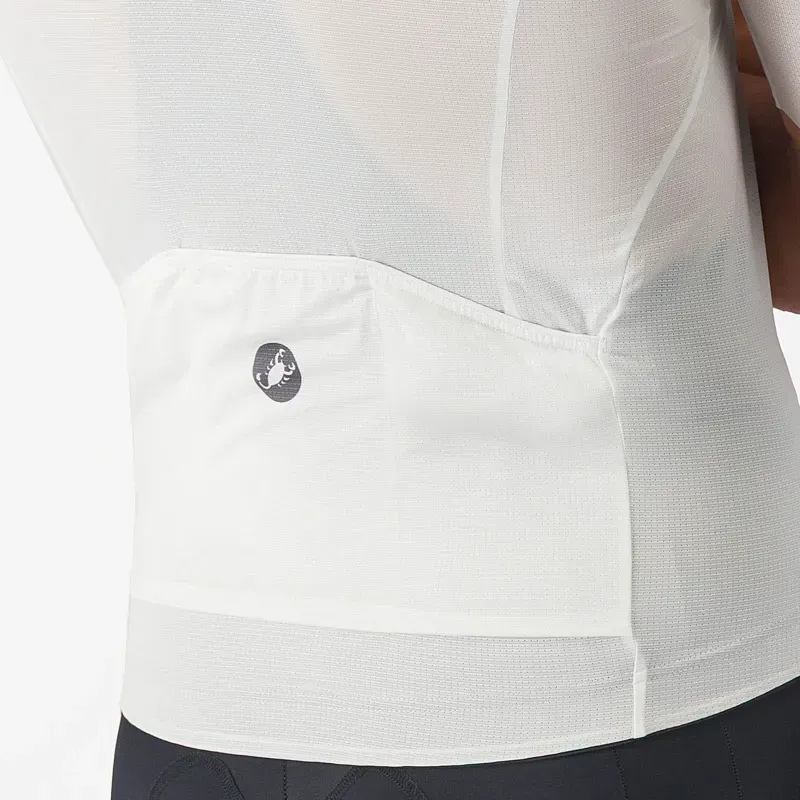 Castelli Entrata Apex Jersey in Ivory/Smoky Grey-5