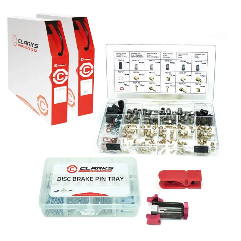 Clarks Hydraulic Hose Promo Set in White
