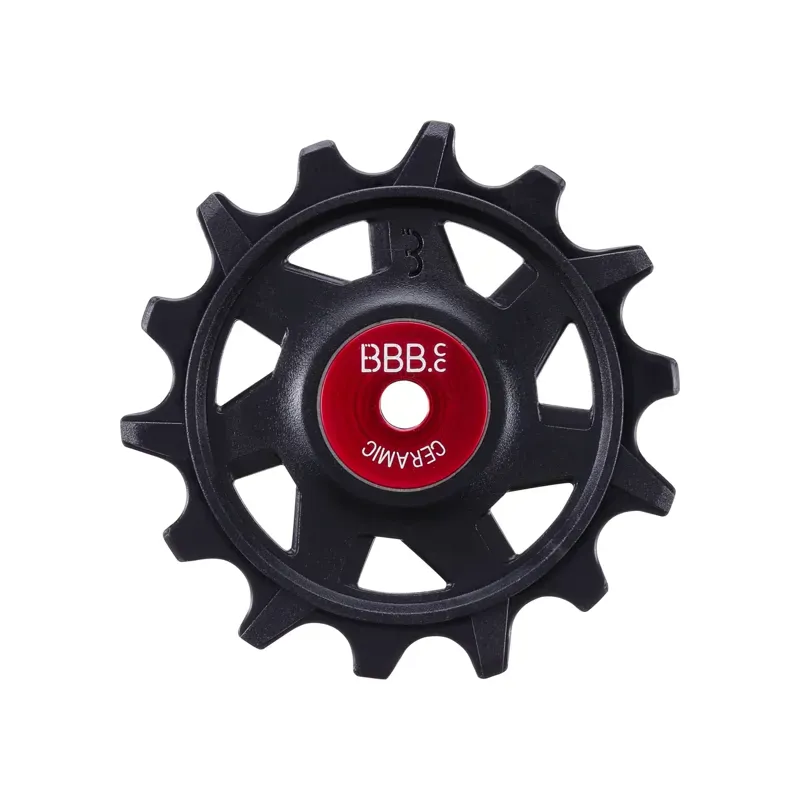 BBB RollerBoys 12/14T Ceramic SRAM Jockey Wheels in Black