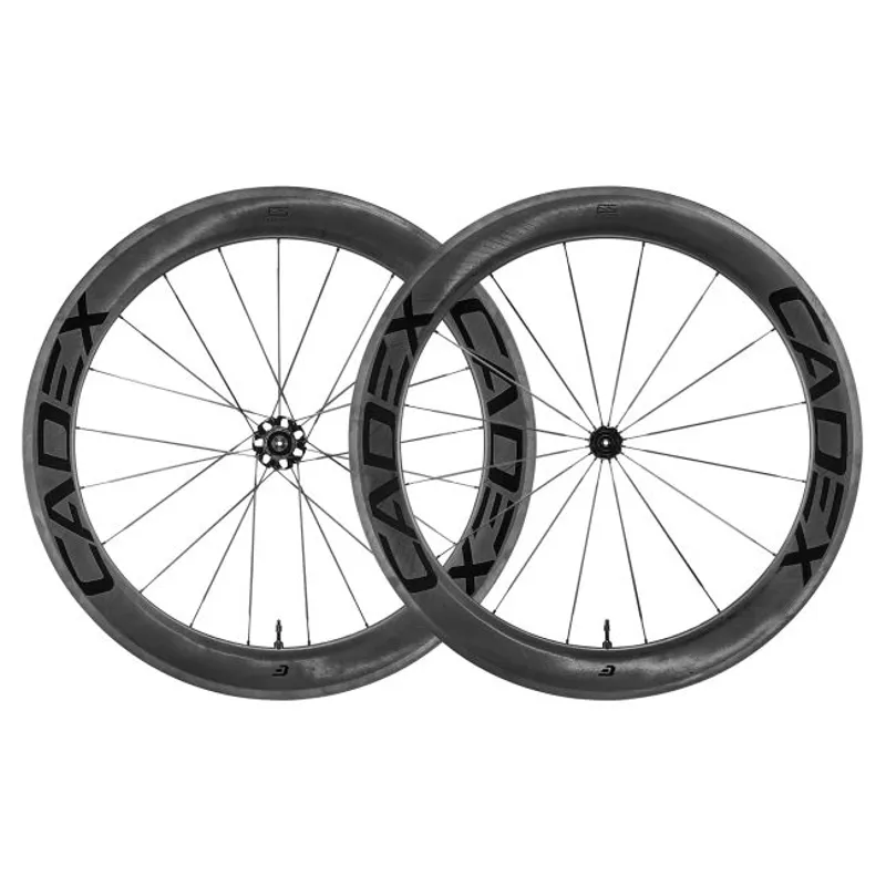 Cadex 65 Tubeless System Wheel in Black REAR