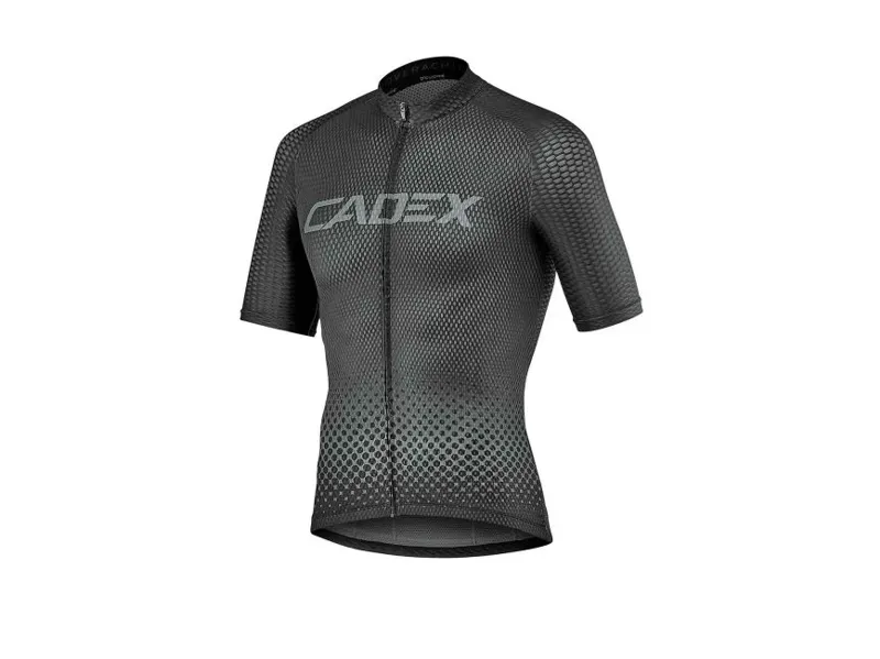 Cadex Dot Fade Mens Short Sleeve Jersey in Grey