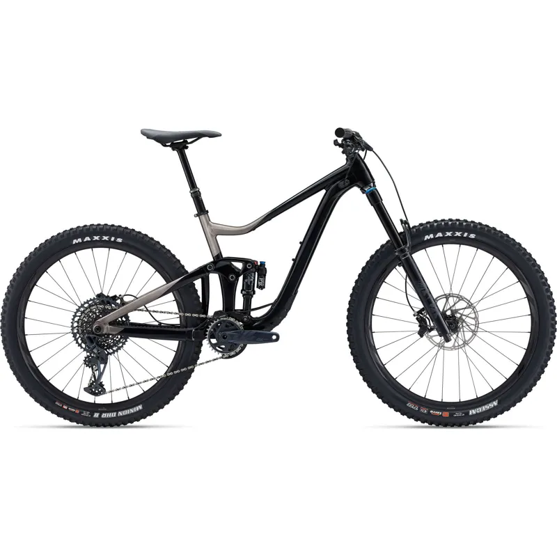 2022 Giant Trance X 1 Trail Bike in Black/Smoke Metal/Chrome