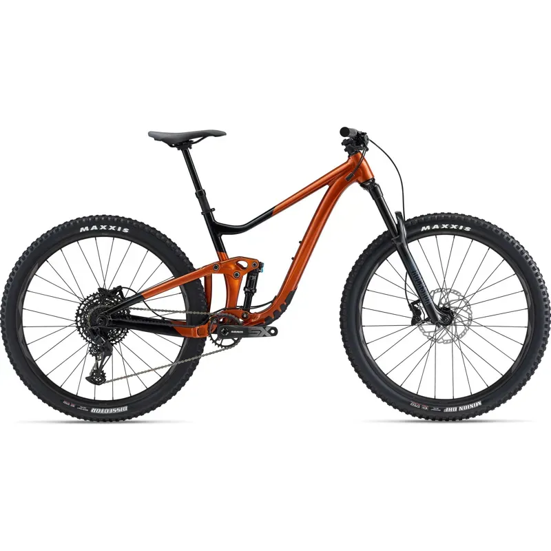 2022 Giant Trance X 29 2 MTB In Amber Glow/Black