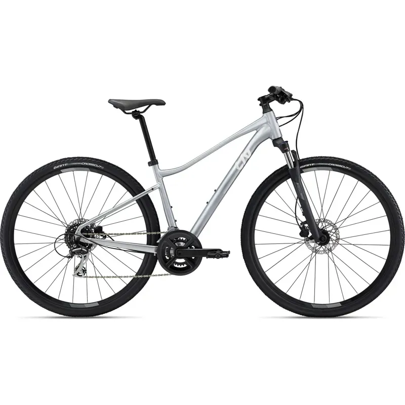 2022 Liv Rove 3 DD Hybrid Bike in Silver