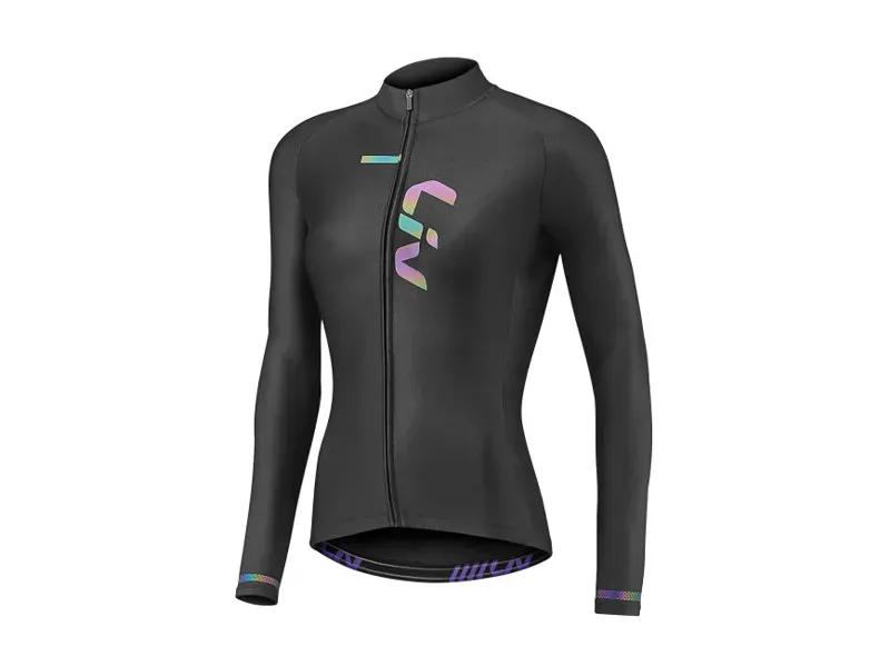 Liv Race Day Long Sleeved Large Womens Jersey in Black
