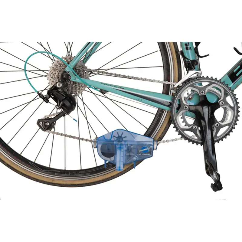 Park Tool Cyclone Chain Scrubber in Blue-1