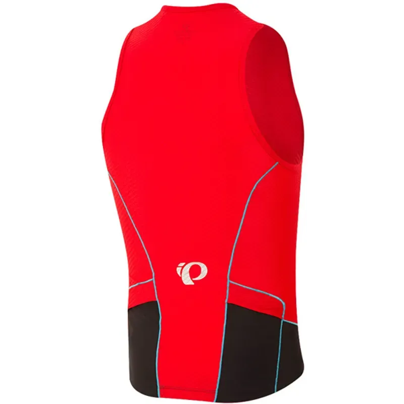 Pearl Izumi Elite Pursuit Tri Mens Singlet in Red-1