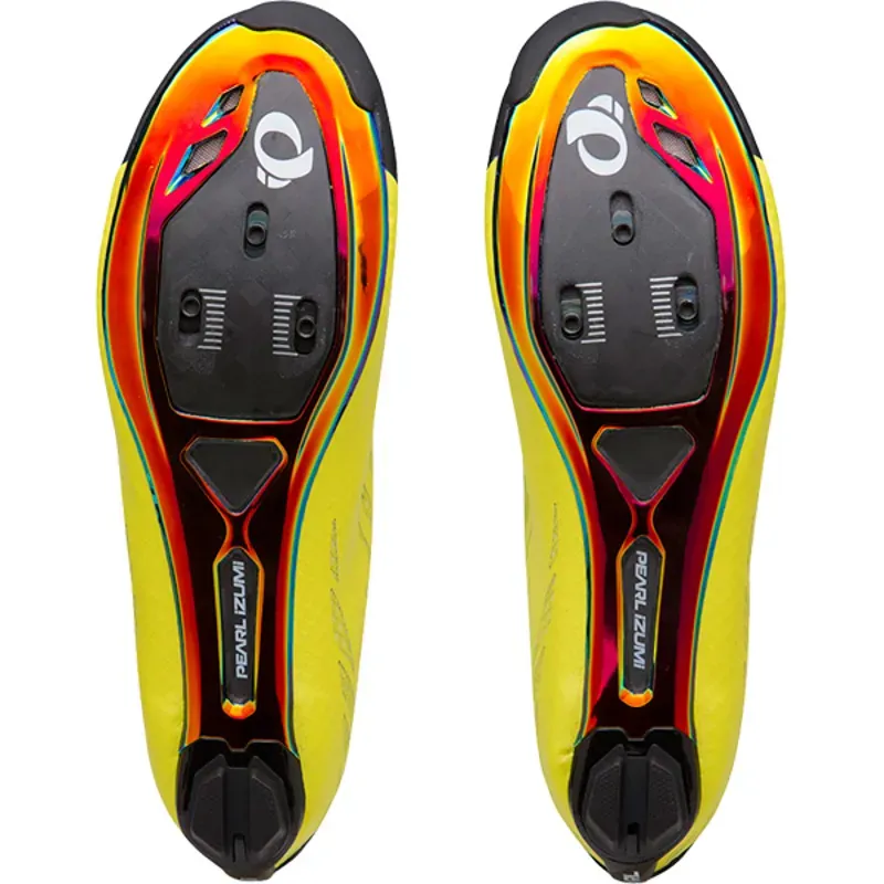 Pearl Izumi Pro Leader v4 Mens Shoes in Yellow-1