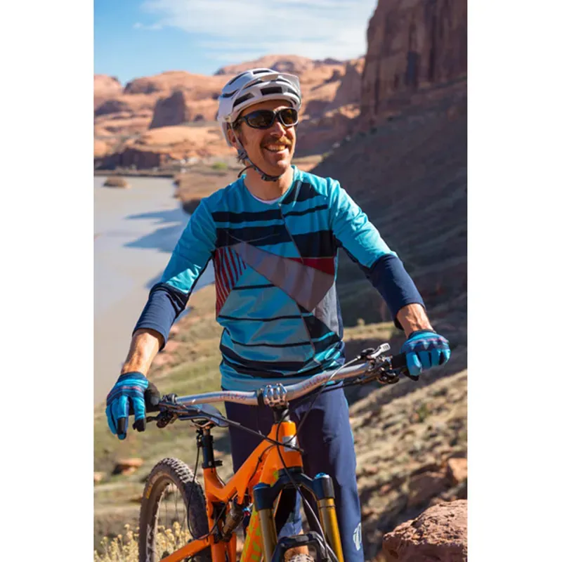 Pearl Izumi MTB Launch Mens Jersey in Blue-1