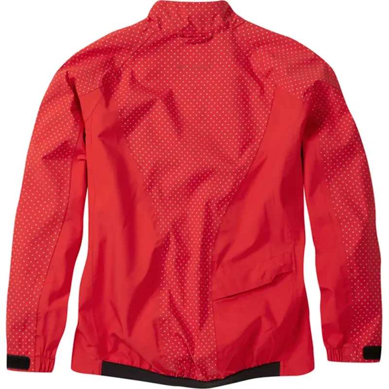 Madison Sportive Hi-Viz Youth Waterproof Jacket in Red-1