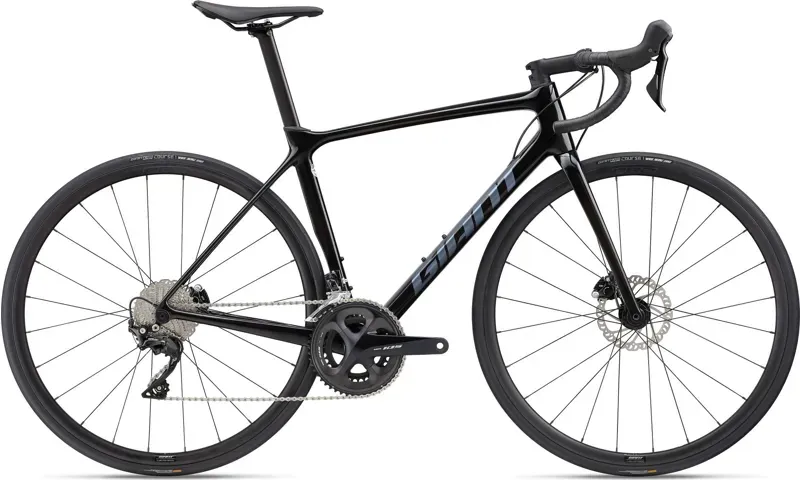 2022 Giant TCR Advanced 2 Disc Carbon Road Bike in Carbon Smoke