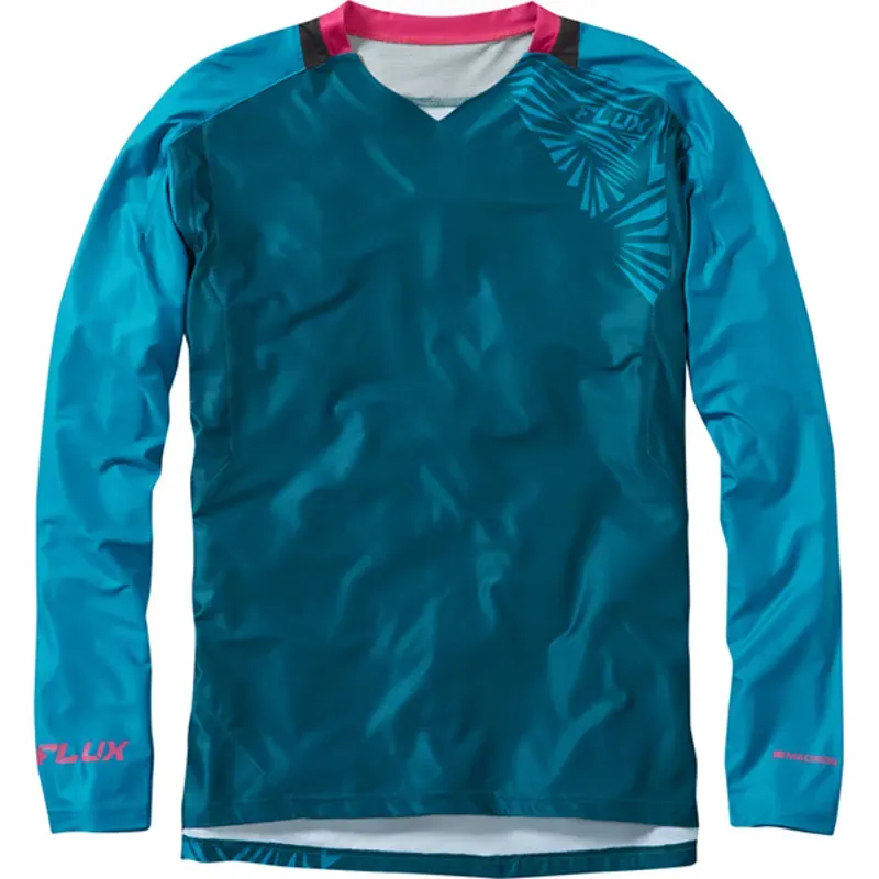 Madison Flux Enduro Long Sleeved Mens Jersey in Blue