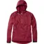 Madison Zenith Long Sleeved Mens Hooded Top in Red