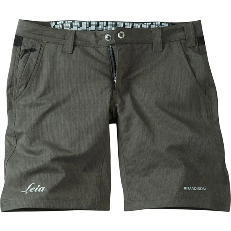 Madison Leia Womens Shorts in Grey