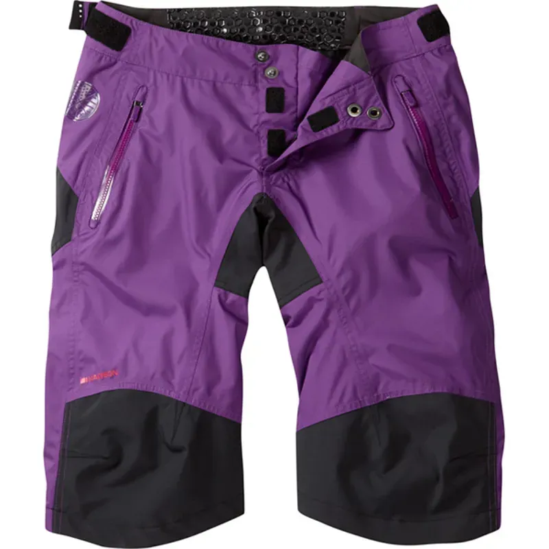 Madison DTE Waterproof Womens Shorts in Purple